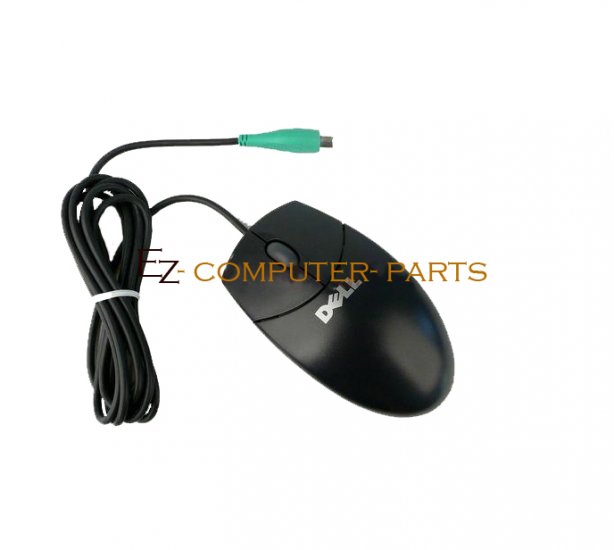 LOT OF 100 NEW Dell PS/2 Scroll 2-Button Mouse W1668 ~