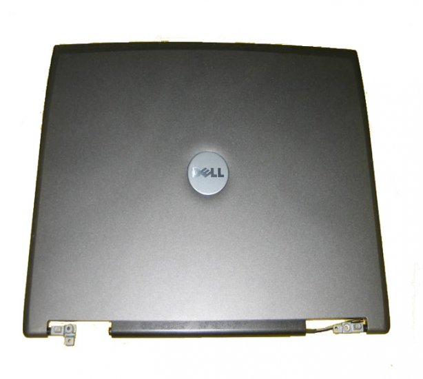 Dell Latitude D520 LCD Back Cover w/ Hinges KG101 *A* !