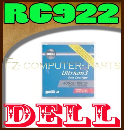 RC922 Dell LTO 3 400/800GB WORM Tape Media -Single New`