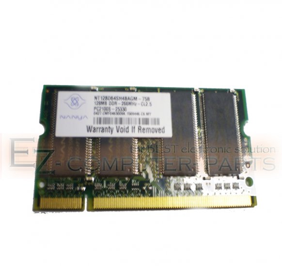 NANY 128MB DDR 256MHz CL2.5 MEMORY/RAM ** NEW ** !