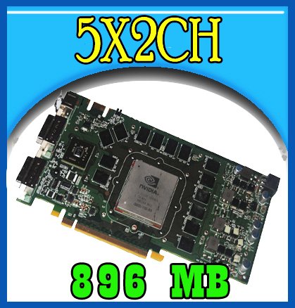 Nvidia GeForce GTX260 896MB PCIe Video Card 5X2CH #