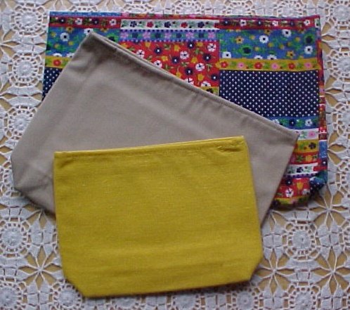 Fabric SET of 3 purse ORGANIZER