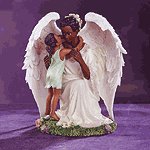Girl and Angel Figurine -32204