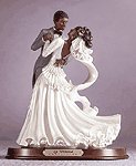 Alabastrite Afro-American Bride & Groom -29319