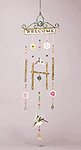 Welcome Hummingbird Wind Chime -34364