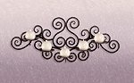 Wrought Iron Swirl Wall 5-Candle Holder -32403