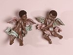 Cherub Wall Plaque Pair -32251