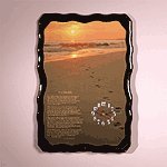 Footprints Quartz Wall Clock -30566