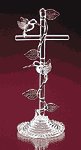 Spun Glass Hummingbirds On Cross -29498
