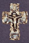 Life of Jesus Scroll Wall Cross -34090