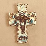 Life of Jesus Scroll Cross -35298