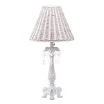 Distressed White Lamp -32411