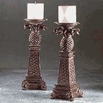 Pineapple Candle Holders (Pair) -33306