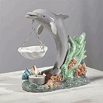 Porcelain Oil Burner - Dolphin -30119