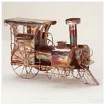 Musical Locomotive Metal Sculpture -25037