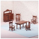 6-Piece Wood Mini Dining Room -25139