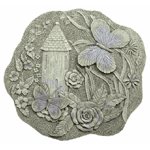 Alabastrite Butterfly Garden Plaque -30155