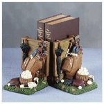 Alabastrite Golfer Bookends -29192