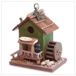 Wood Oil Mill Birdhouse -30211