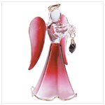 Glass Angel With January Birthstone -30815