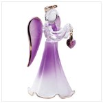 Glass Angel With February Birthstone -30816