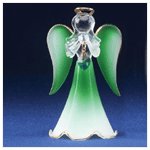 Glass Angel With May Birthstone -30819