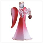 Glass Angel With July Birthstone -30821