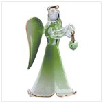 Glass Angel With August Birthstone -30822