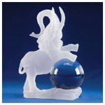 Polyresin Frosted Sculpture - Elephant -31428