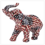 Patchwork Elephant - American Flag -31774