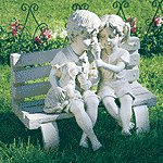 Garden Statue Bench -35385