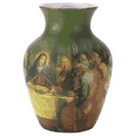 Porcelain Patchwork Vase - Last Supper -30226