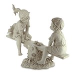 Boy & Girl On See-saw -34750