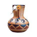 Kokopelli Design Vase -34746
