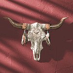 Desert Skull Wall Clock -35151