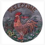 Rooster Garden Plaque -33233