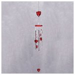 Arcylic Hearts Wind Chimes -33654