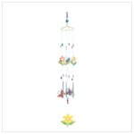 Metal Painted Butterfly Chimes -35172