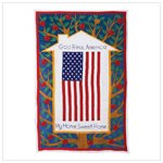 US Flag Pattern Cotton Sheet -34164