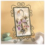 Victorian Flowers Candle Holder -34225