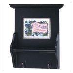 French Tile Coat Hanger, Wall Shelf -34278