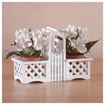 Lattice Fence Duo Planter -34292