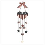 Heart-Shape Americana Wall Plaque -34668