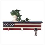 Americana Wall Shelf with Pegs -34669