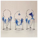 Blue Dolphin Swinging Sculptures -34700