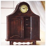 Wood Mantel Clock Cabinet -34818