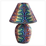 Fimo Psychedelic Design Candle Lamp -34836