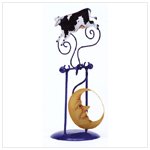 Cow and Moon Swinging Sculpture -34528