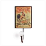 Rooster Tile Wall Hook -34633