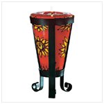 Sunburst Pattern Cone-Shaped Candle -34645